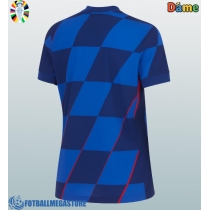 Fotballdrakt Dame Kroatia Bortedrakt EM 2024 Kortermet